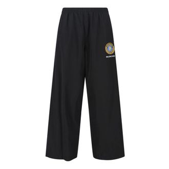 Balenciaga Logo Track Trousers - male - Balenciaga - Wide Trousers - Black - S - Trousers