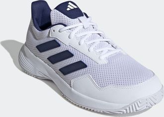 adidas Tennisschuh ADIDAS PERFORMANCE COURT SPEC 2, Gr. 38,5, weiss (cloud wei&szlig;, dunkelblau, ftwr wei&szlig;), Synthetik, Textil, Schuhe Tennisschuh, f&uuml;r Hartcourt