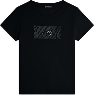 Freddy T-shirt in cotone Supima con logo e borchiette