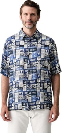 A|X Armani Exchange Shirts > Shirts - Heren - Korte mouwen Overhemden - Veelkleurig - M - Overhemden