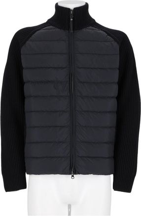 Parajumpers Quilted Front Ribbed Knit Polyester Jacket