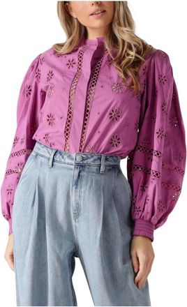 Ibana Dames, Blouses & Shirts, Roze, Maat: XS