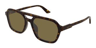 Gucci GG1823SA Asian Fit 002 Mens Sunglasses Tortoiseshell Size 57