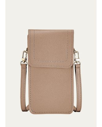 Graphic Image Liv Leather Crossbody Phone Case
