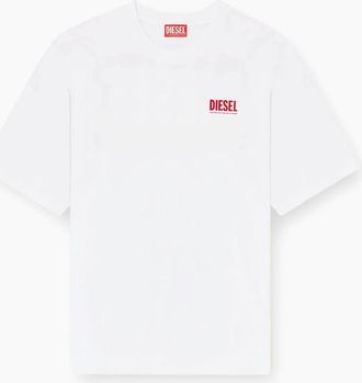 Diesel Mens Diesel T-Boxt Bisk T-Shirt - White - Size: 36