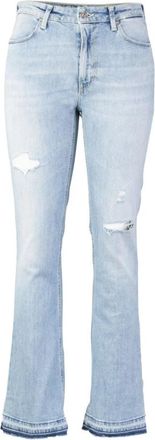 Dondup Super Skinny Flare Jeans Medium Wash - Dames - Bootcut Jeans - Blauw - W26 - Katoen - Jeans