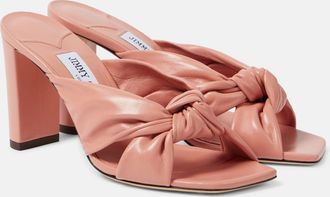 Jimmy Choo London Avenue 85 leather mules