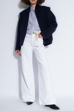 Isabel Marant Lemony Jeans, Womens, White