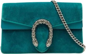 Gucci Pre-owned Cross Body Bags, female, Blue, Size: ONE SIZE Pre-owned Dionysus