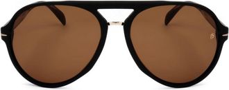 David Beckham Db 7005/S Aviator Sunglasses