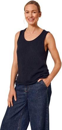 Celtic & Co. Scoop Neck Knitted Tank Top in Navy at Nordstrom, Size X-Small