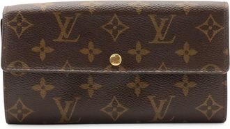 Louis Vuitton Brown Monogram Monogram Long Wallet (Bi-Fold) (Pre-Owned)