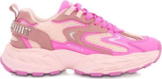 Plein Sport Pulse X mesh lettering sneakers - Pink