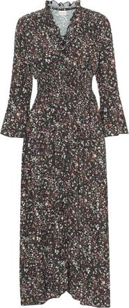Americandreams Sally Long Dress - Dames - Casual kleedjes - Zwart - S - Kleedjes