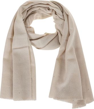 PESERICO Stola con Paillettes - Accessories - Mujer - Beige - ONE SIZE
