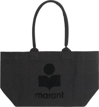 Isabel Marant Yenky Zip Tote - Dames - Shoppers - Zwart - ONE Size - Katoen - Tassen