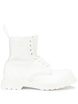 Maison Margiela Stivali 1460 MM6 Maison Margiela x Dr. Martens - Bianco