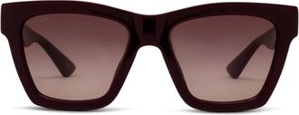 Gucci Stijlvolle zonnebril Gg 1714S 003 - Dames - Zonnebrillen - Rood - 54 MM - Accessoires