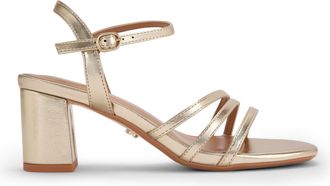 Carvela Womens Motto Block Wf Sandals - Gold - Size UK 4