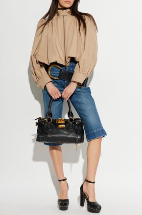 Chlo&eacute; Jeans With Logo, Womens, Navy Blue