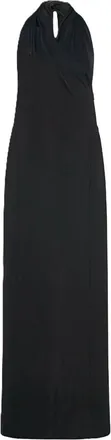 Another Tomorrow Gathered Halter Dress