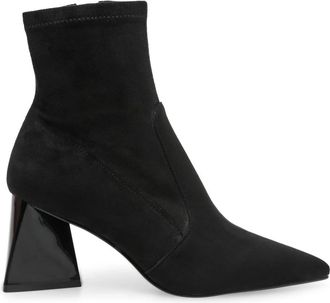 Steve Madden Enlist Heeled Boots - Dames - Laarzen met Hak - Zwart - 40 EU - Leer - Schoenen