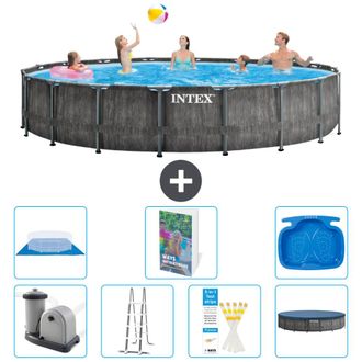 Intex Piscina Prism Frame Redonda - 549x122 Cm - 8-piezas S662