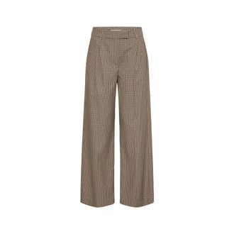 b.young Broeken, Dames, Bruin, L, Wide Broeken