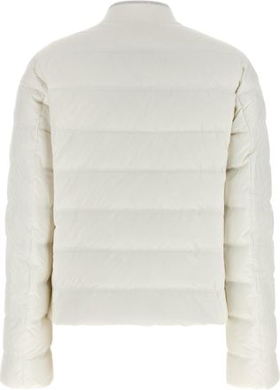 Brunello Cucinelli Womens White Polyester Full-Length Jacket Clothing