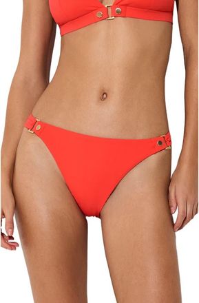 Reiss Sandy Bikini Bottoms in Coral Orange at Nordstrom, Size 10 Us