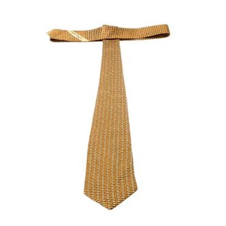 Ferragamo Pre-owned Accessories, male, Yellow, Size: ONE SIZE Pre-owned Silk home-office