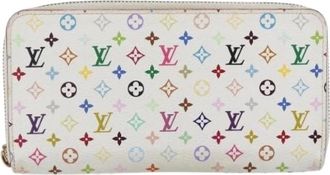 Louis Vuitton Pre-owned Wallets, female, Multicolor, Size: ONE SIZE Pre-owned Canvas Wallet