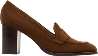 Parall&egrave;le Vittore Moccasin - Dames - Pumps - Bruin - 36 1/2 EU - Leer - Schoenen