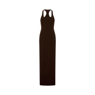 Jacquemus Gowns, female, Brown, Size: 2XS La Robe Scala