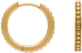 Dower & Hall Medium Dotty Flat Edge Hoop