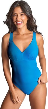 Panache Womens SW2020 Aurora Lara Plunge Swimsuit - Blue - Size 32F