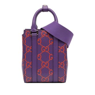Gucci Pre-owned Gucci Mini GG Embossed Perforated Leather Tote Ladies 99CLCB2F0D4T1URV