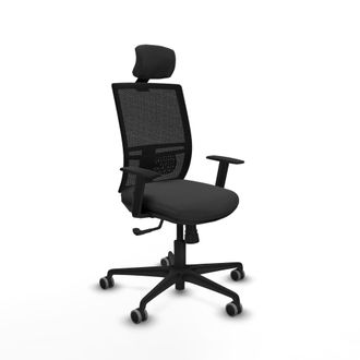 Piqueras y Crespo Silla De Oficina Piqueras Y Crespo Yunquera Negro Espuma De Alta Densidad
