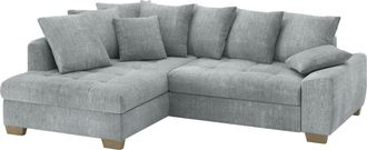 Mr. Couch Ecksofa »Nikita II, L-Form« Wahlweise mit Bettfunktion, Bettkasten & RGB-LED-Beleuchtung