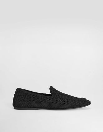Dolce & Gabbana Pantofola - Man Driver Shoes And Loafers Black 40.5