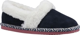 Hush Puppies Ariel Su&egrave;de Vrouwen Slippers Navy