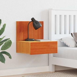 vidaXL Comodino Cera marrone 42 x 32.5 x 40 cm Legno di pino massello - Vidaxl