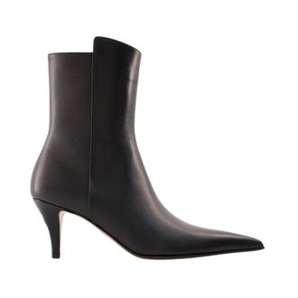 Alexander McQueen Alexander McQueen, Heeled Boots, female, Black, Size: 10 US Pointed Toe Stiletto Ankle Boots