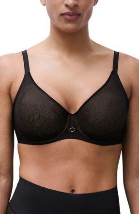Chantelle Belle Seamless Underwire Bra in Black at Nordstrom, Size 32F