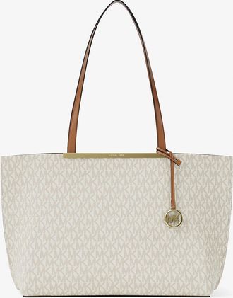 Michael Kors Evelyn Large Signature Logo Tote Bag