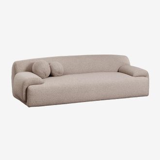 Sklum Sof&aacute; De 3 Plazas Tapizado Shirina Sklum