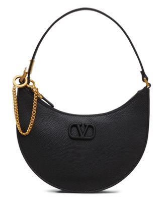 Valentino Garavani Mini VLogo Signature Hobo tas - Zwart