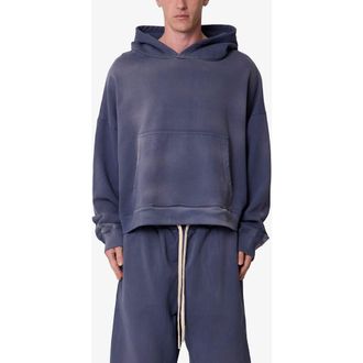 mnml Oversize Gradient Pullover Hoodie in Washed Navy at Nordstrom, Size X-Large