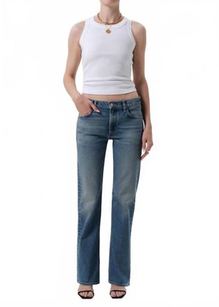 Citizens Of Humanity Genova Low Rise Boot Cut Jeans In Clairo