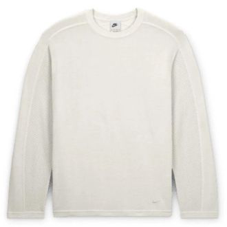 St&uuml;ssy Tops, Heren, Beige, S, Leer, Long Sleeve Tops